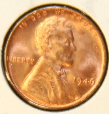 1946 Lincoln Wheat Cent, Nice Uncirculated Coin, Store