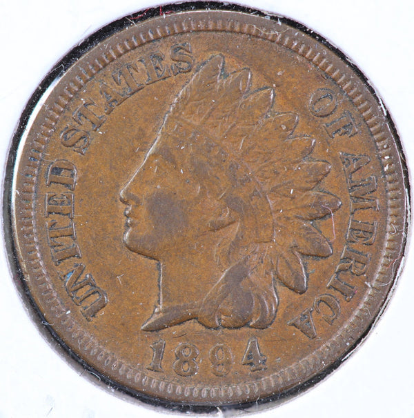 1894 Indian Head Cent, Circulated Affordable Coin, Store #90129