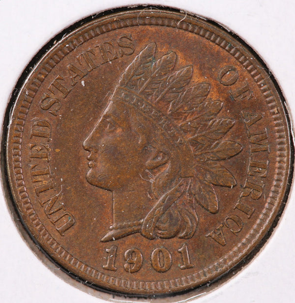 1901 Indian Head Cent, Circulated Affordable Coin, Store #90136