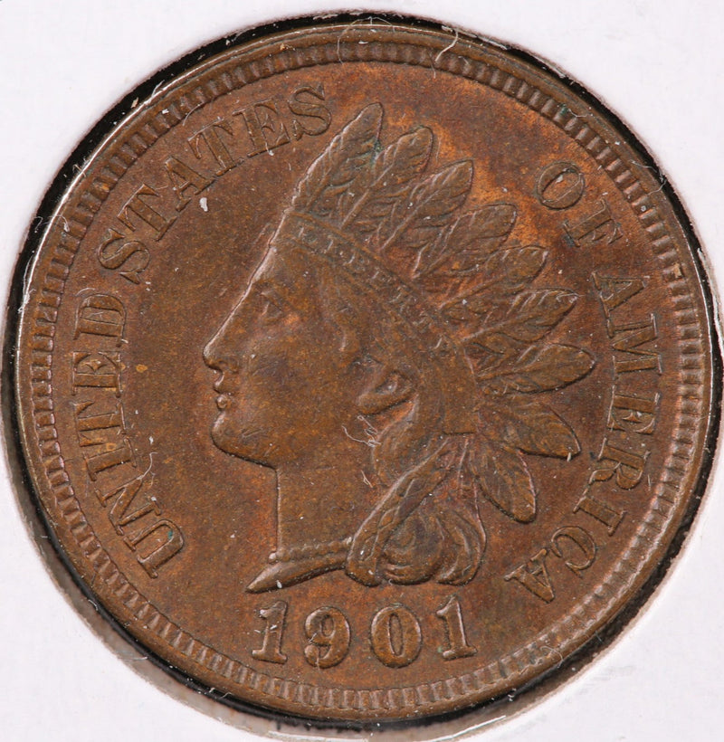 1901 Indian Head Cent, Circulated Affordable Coin, Store