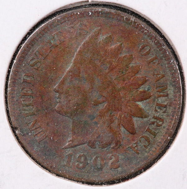 1902 Indian Head Cent, Circulated Affordable Coin, Store #90138