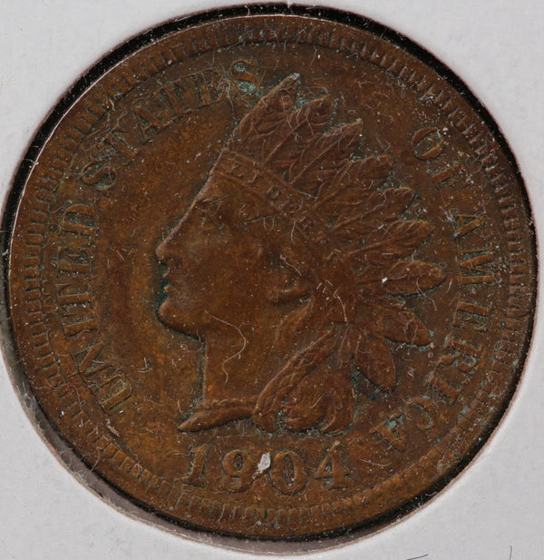 1904 Indian Head Cent, Circulated Affordable Coin, Store #90146