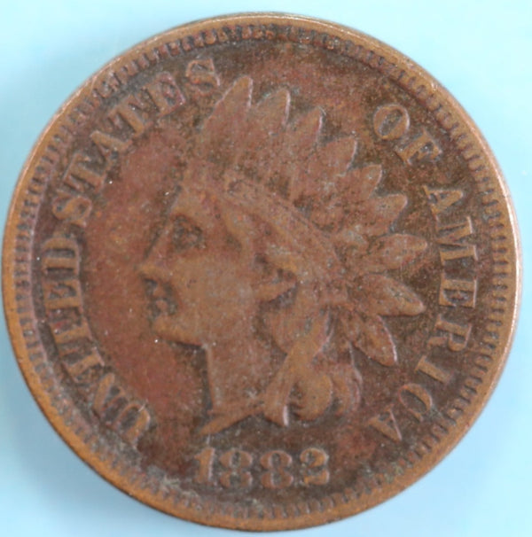 1882 Indian Head Cent, Circulated Affordable Coin, Store #90215