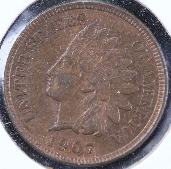 1907 Indian Head Cent, Uncirculated Affordable Coin, Store #90159