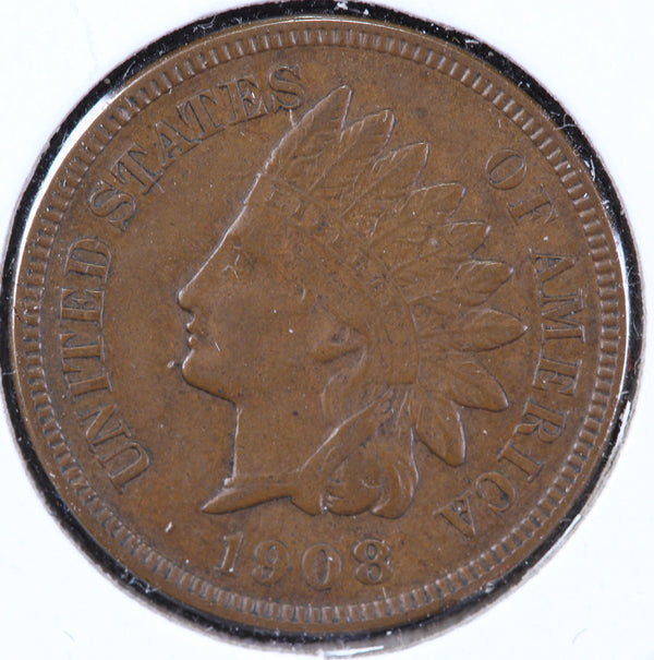 1908 Indian Head Cent, Circulated Affordable Coin, Store #23090161