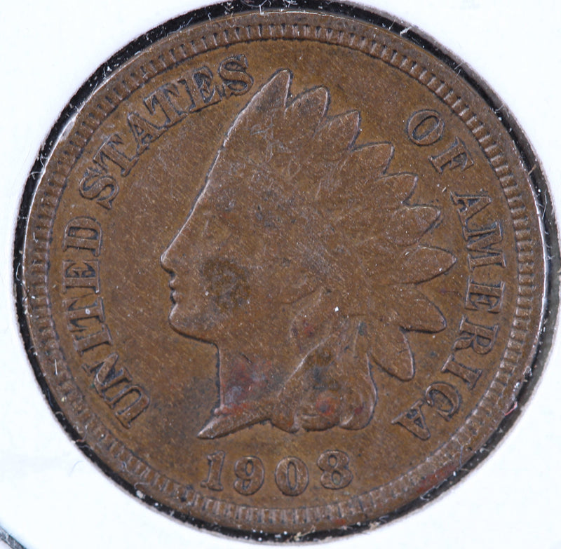 1908 Indian Head Cent, Circulated Affordable Coin, Store