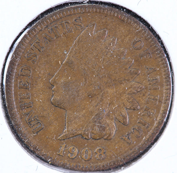 1908-S Indian Head Cent, Circulated Affordable Coin, Store #90165