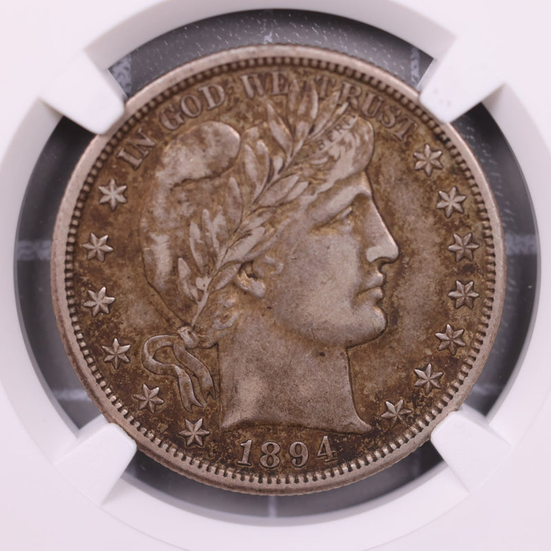 1894-S Barber Silver Half Dollar., NGC Certified; XF-40., Store