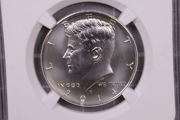 2014-D Kennedy Silver Half Dollar., NGC MS-70., Store #0902