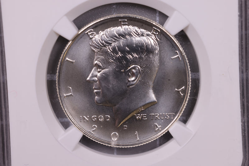 2014-D Kennedy Silver Half Dollar., NGC MS-70., Store