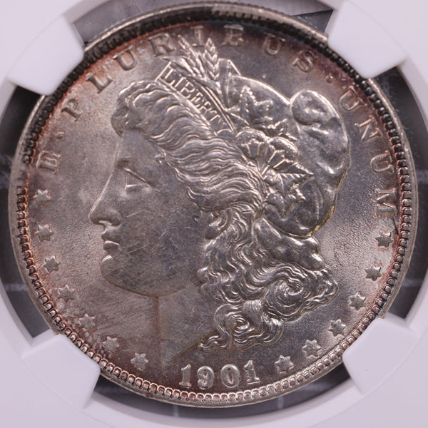 1901 Morgan Silver Dollar, NGC Certified Uncirculated Details., Store #0920