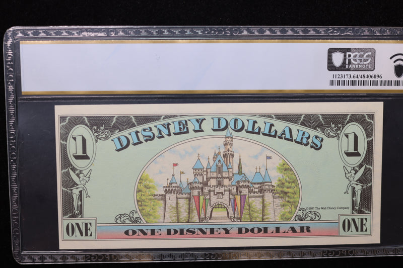 1987 $1, DISNEY DOLLAR - Disney World.. Store Sale