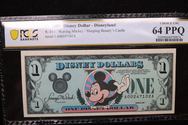 1889 $1, DISNEY DOLLAR - Disney World.. Store Sale #30118