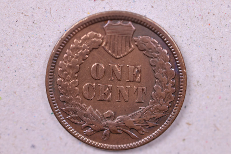 1898 Indian Head Cents., Extra Fine Circulated Coin., Store