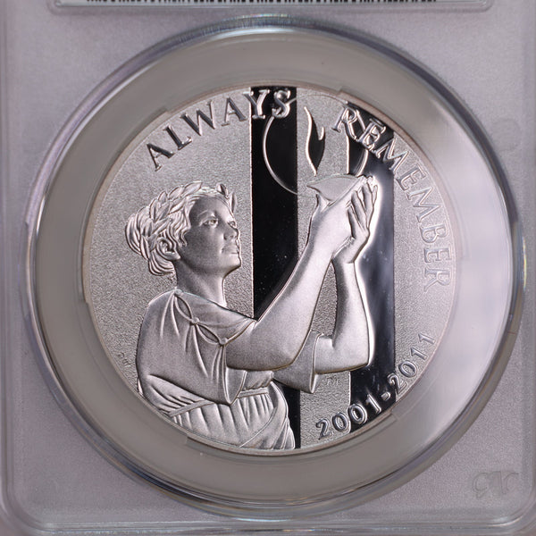 2011-W September 11., U.S. Mint Silver Medal., CAC PR69., Store GMC117