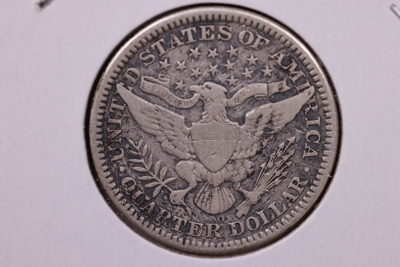 1908-O Barber Silver Quarter., Fine, Circulated Coin., Store