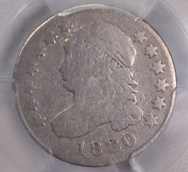 1820 Cap Bust Silver Dime., 'Small O'., PCGS VG details., Store Sale