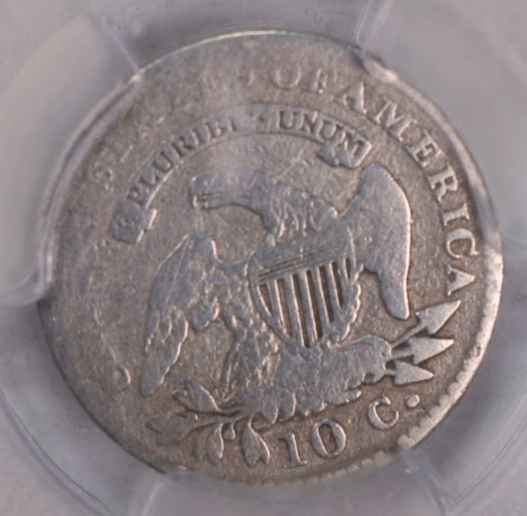1820 Cap Bust Silver Dime., 'Small O'., PCGS VG details., Store Sale