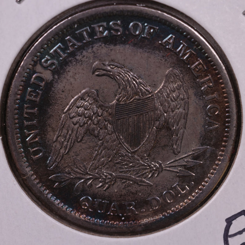 1838 Seated Liberty Quarter., Mint State Coin., Store