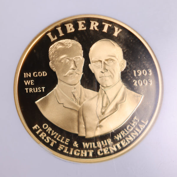 2003-W $10., First Flight., Gold Commemorative., NGC PF69., Store #GMC094