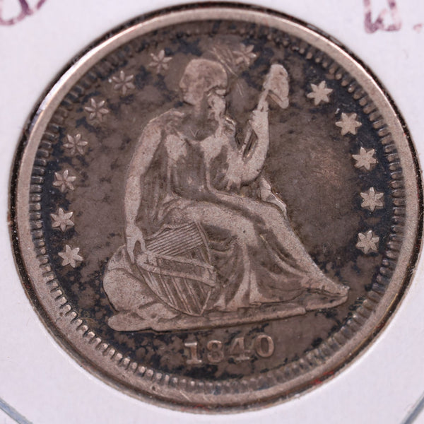 1840-O Seated Liberty Quarter., Very Fine Circulated Coin., Store#1055