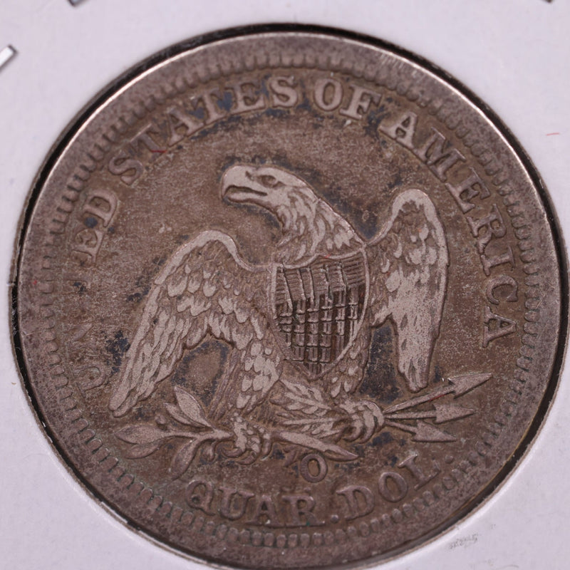 1843-O Seated Liberty Quarter., Very Fine Detailed Coin., Store