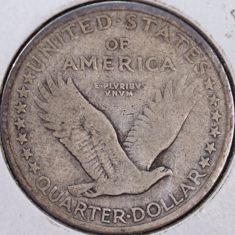 1917 Standing Liberty Quarter, Type 1, Very Fine Circulated Coin, Store
