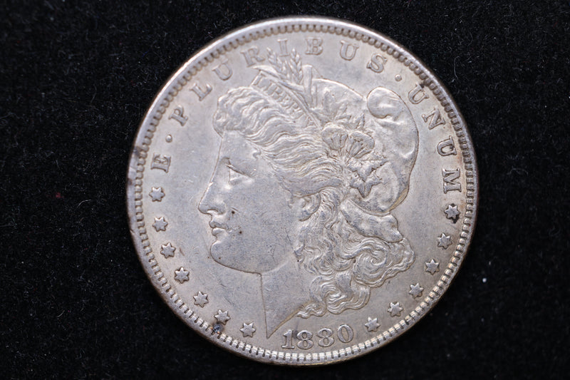 1880 Morgan Silver Dollar. Circulated Coin. Large Affordable Dollar Sale