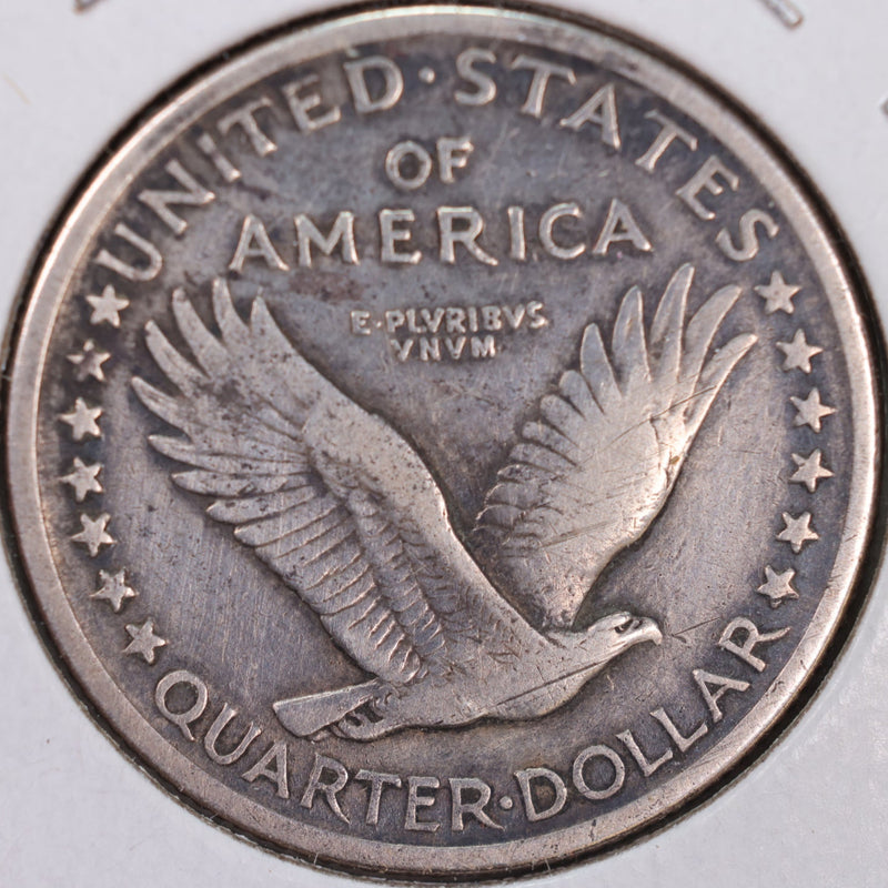 1917 Standing Liberty Quarter, T-1, Extra Fine+ Circulated Coin, Store