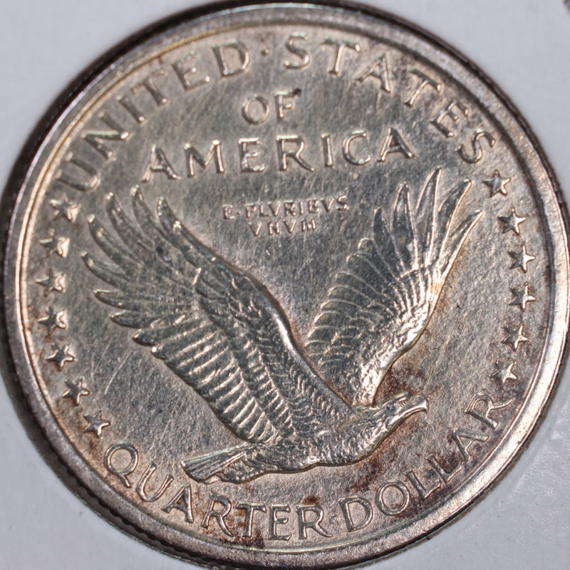 1917 Standing Liberty Quarter, T-1, Mint State Uncirculated Coin, Store