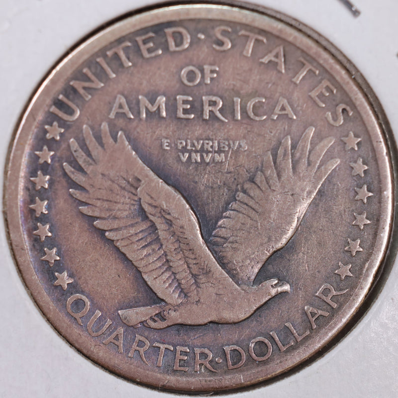 1917 Standing Liberty Quarter, T-1, Very Fine Circulated Coin, Store