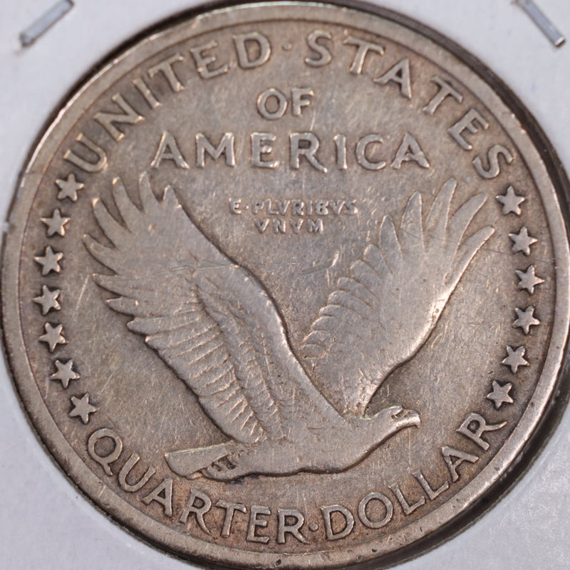 1917 Standing Liberty Quarter, T-1, Very Fine+ Circulated Coin, Store
