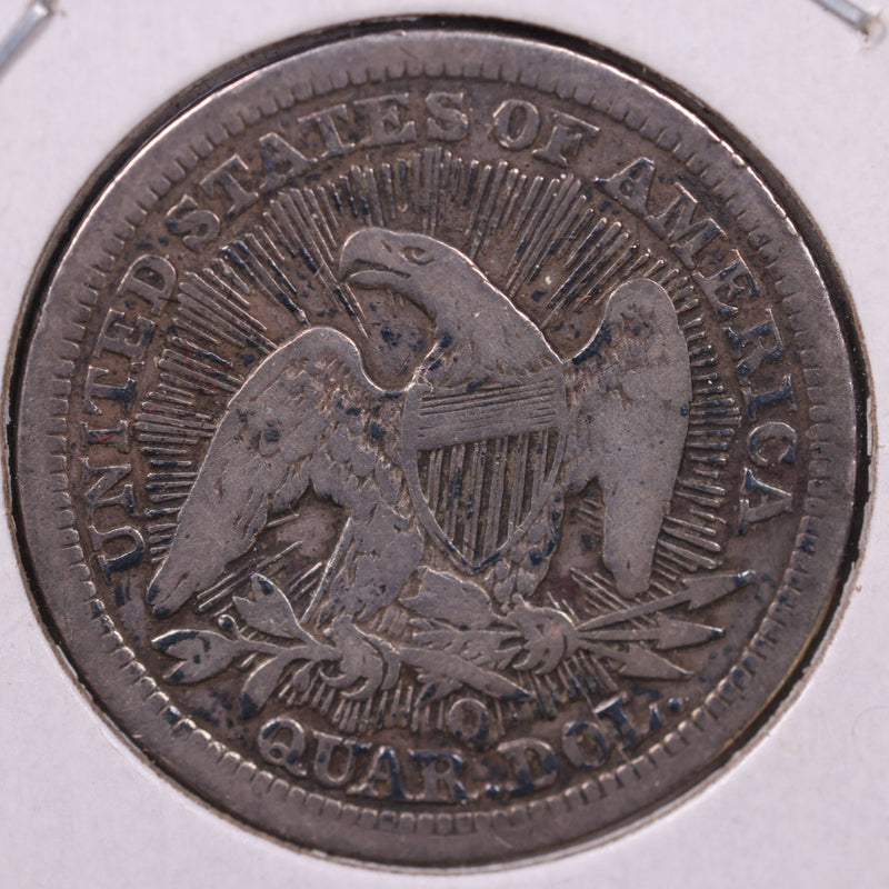 1853-O Seated Liberty Quarter., Very Fine+, Circulated Coin., Store