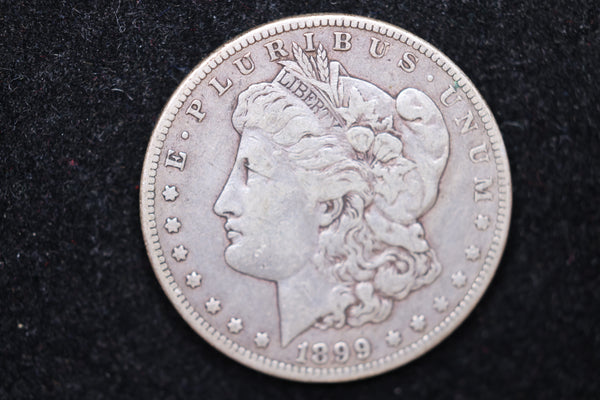 1899-O Morgan Silver Dollar., Circulated Coin. Large Affordable Dollar Sale #02102