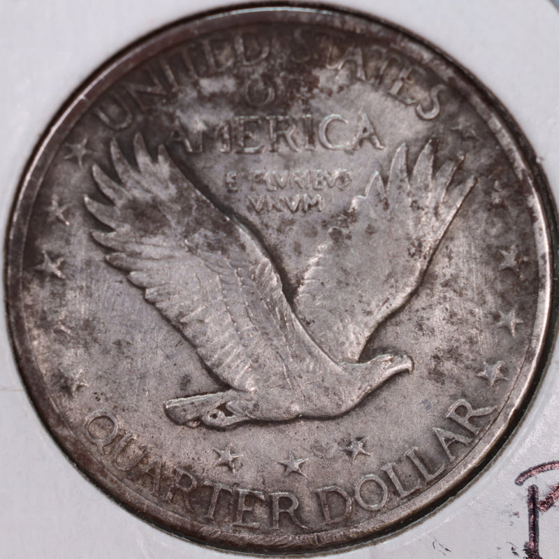1917 Standing Liberty Quarter, T-2, Very Fine Circulated Coin, Store