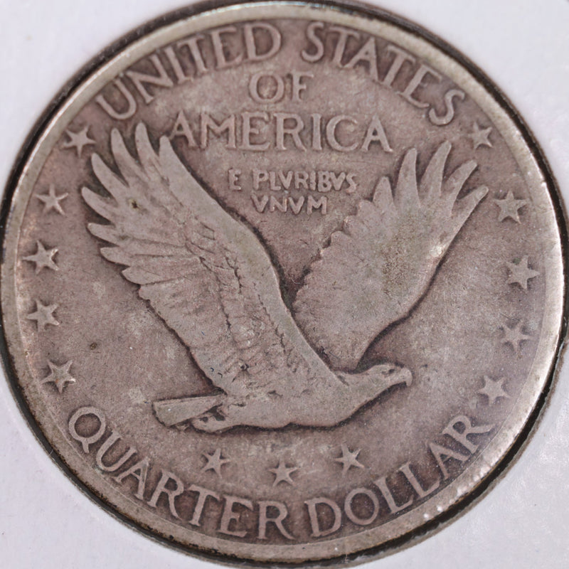 1917 Standing Liberty Quarter, T-2, Fine Circulated Coin, Store