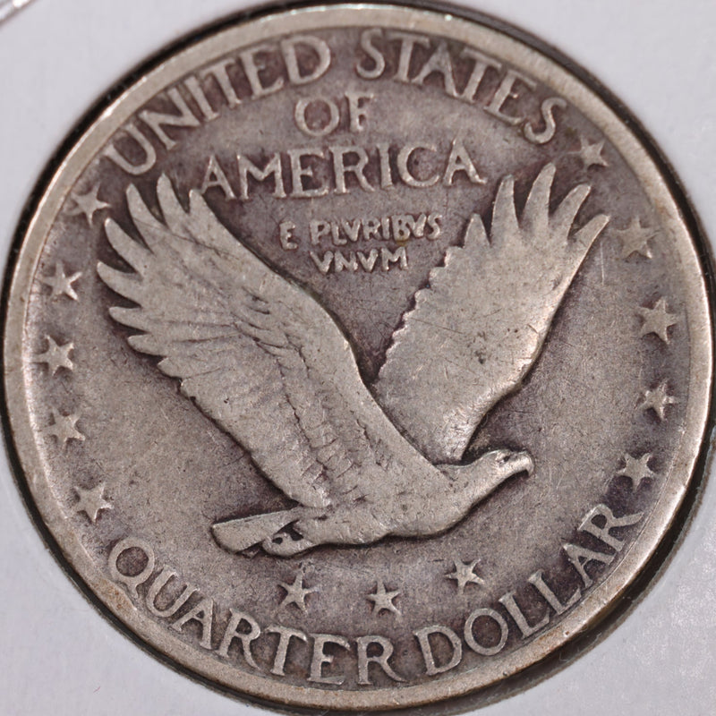 1920 Standing Liberty Quarter, Very Good+ Circulated Coin, Store