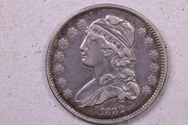 1832 Capped Bust Quarter., Extra Fine Circulated Coin., Store#1129