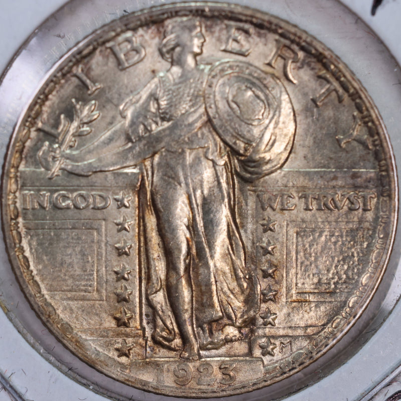 1923 Standing Liberty Quarter, Mint State Uncirculated Coin, Store