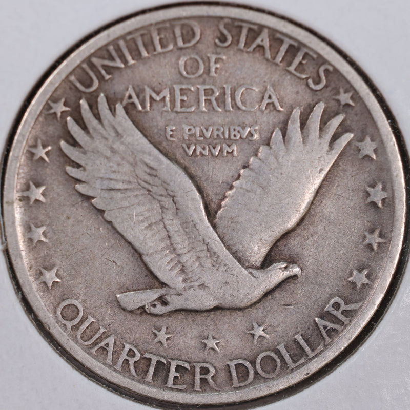 1923 Standing Liberty Quarter, Fine+ Circulated Coin, Store