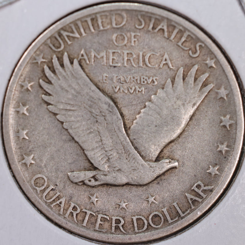 1923 Standing Liberty Quarter, Very Fine Circulated Coin, Store