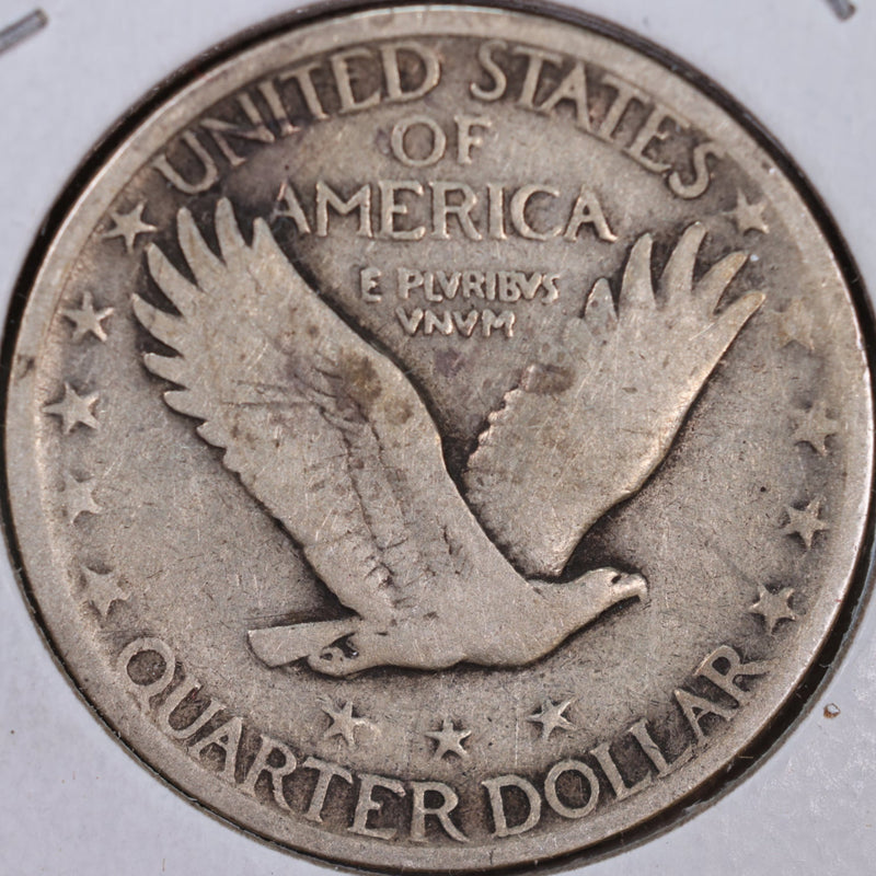 1923 Standing Liberty Quarter, Very Good Circulated Coin, Store