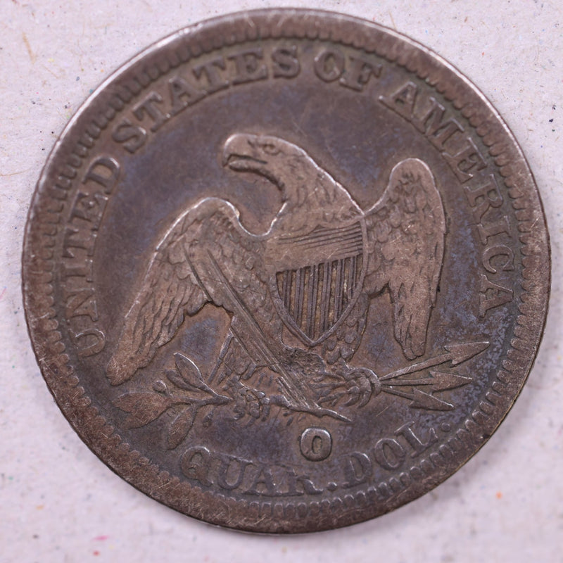 1854-O Seated Liberty Quarter., Very Fine Circulated Coin., Store