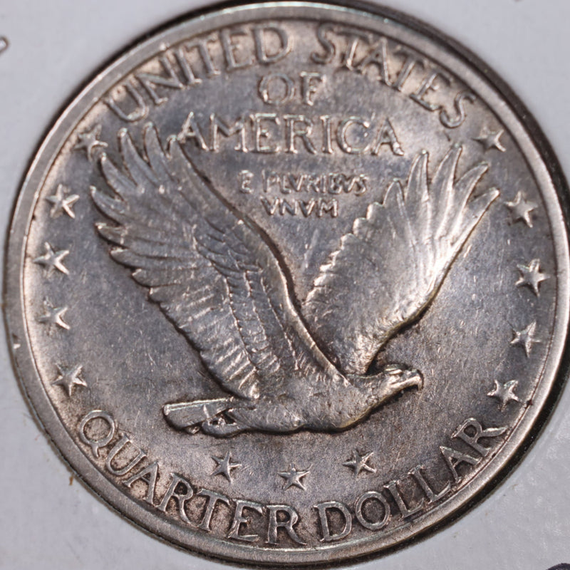 1923 Standing Liberty Quarter, Abt Uncirculated Coin, Store
