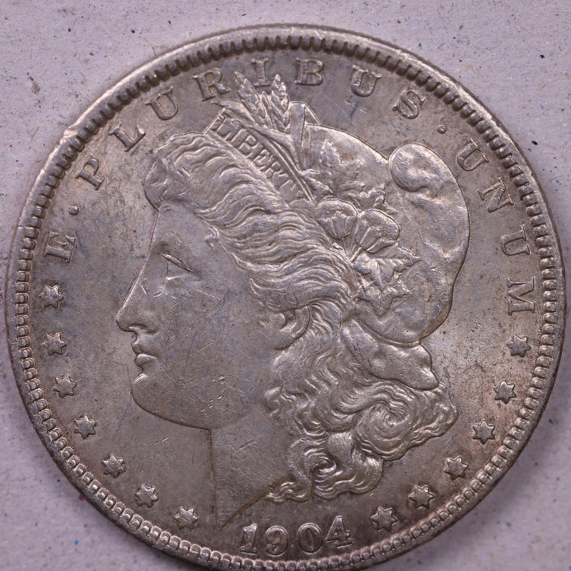 1904 Morgan Silver Dollar., Mint State Collectable Coin., Store