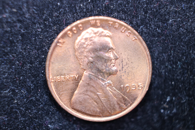 1935 Lincoln Wheat Cents, Affordable Uncirculated Coin, SALE