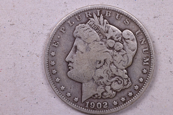 1902 Morgan Silver Dollar., Fine Circulated Coin., Store #1214