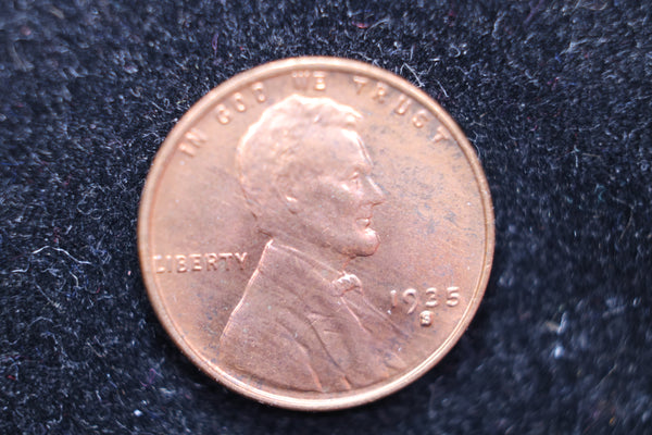 1935-S Lincoln Wheat Cents, Affordable Uncirculated Coin, SALE #88112