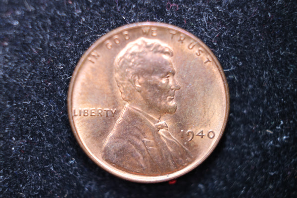 1940 Lincoln Wheat Cents, Affordable Uncirculated Coin, SALE #88121