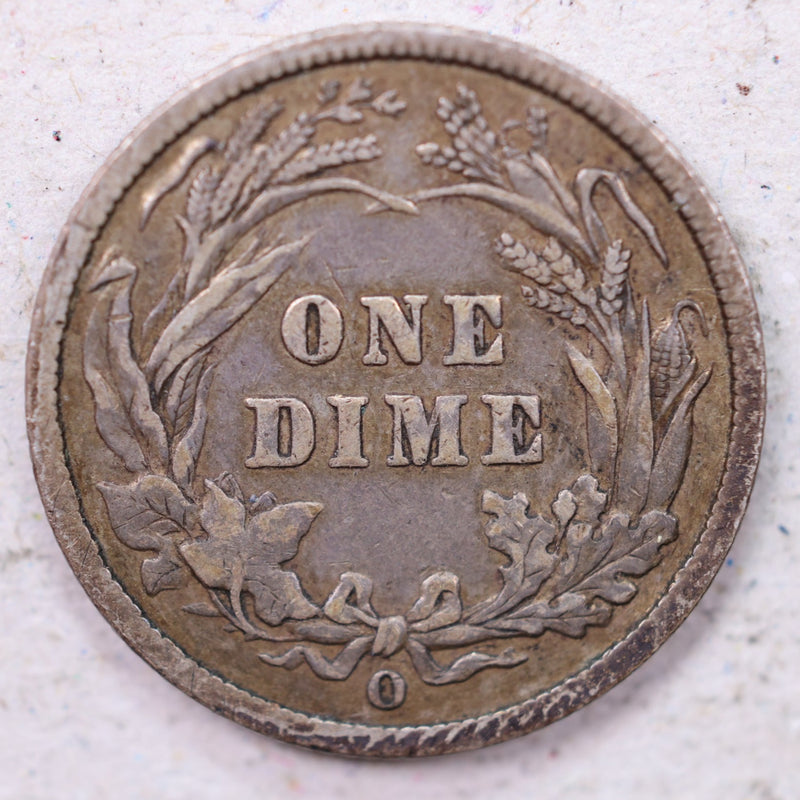 1892-O Barber Silver Dime., Very Fine Circulated Coin., Store